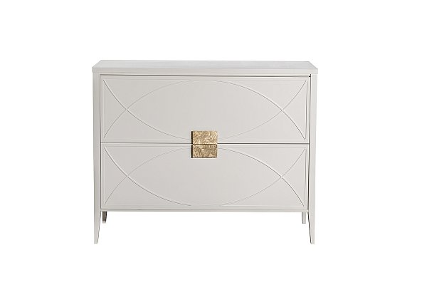 Комод бежевый 2 ящика 100*80*40 Garda Decor 151SV-000012