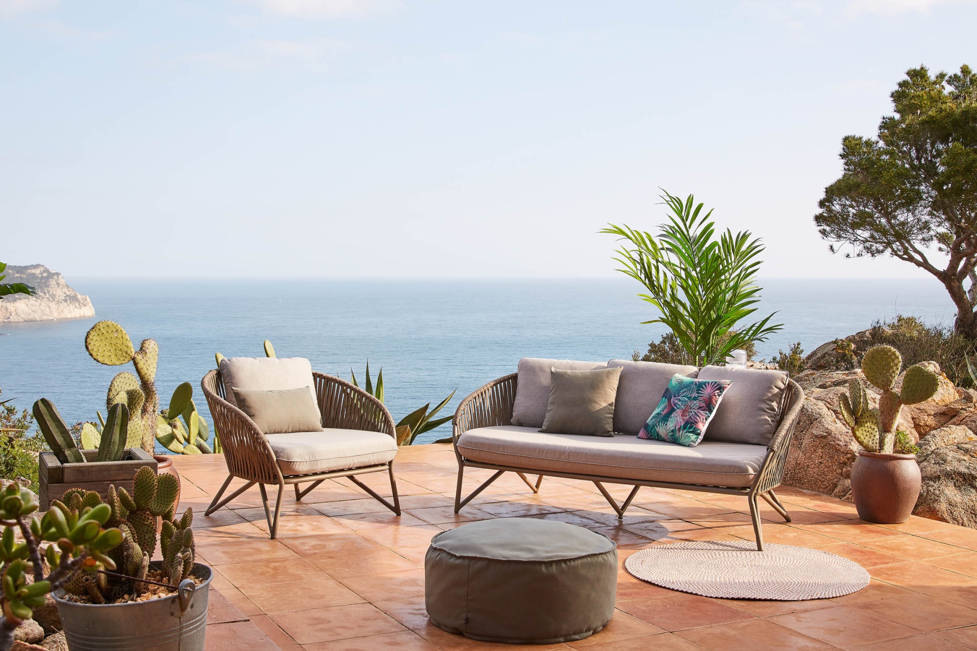 Чехол для подушки Nedra 45 x 45 см серый La Forma (ex Julia Grup)