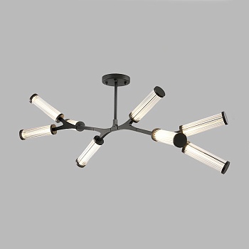 Подвесная люстра RAMOSE А8 Черный by ImperiumLoft