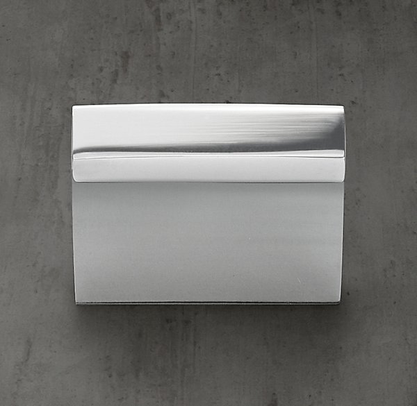 Ручка-кнопка Restoration Hardware Exley L.3.8 Polished Chrome