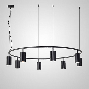 Подвесная люстра MAISY D100 Black by ImperiumLoft