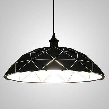 Подвесной светильник HOOD D50 Black White by ImperiumLoft