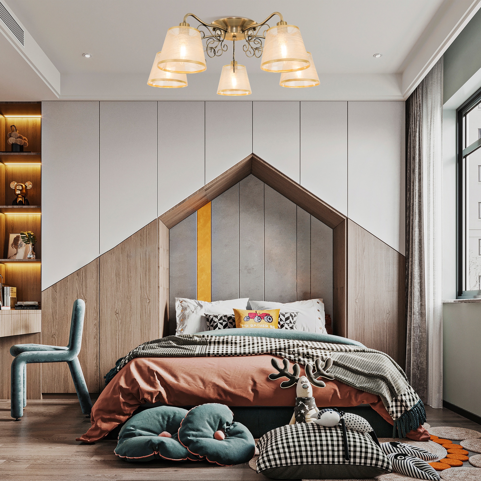 Люстра 341120/5 AB Arte Milano