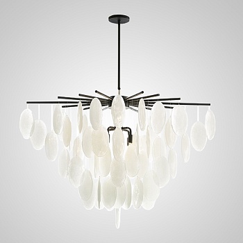 Потолочная люстра RITTA D95 Black by ImperiumLoft