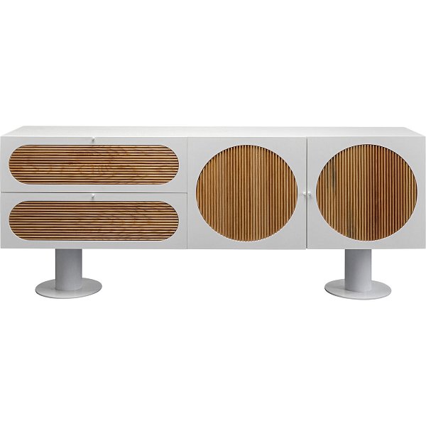 Комод широкий Atomic White 183x76 см KARE 87690