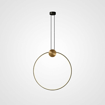 Подвесной светильник WOLKE D60 Black by ImperiumLoft