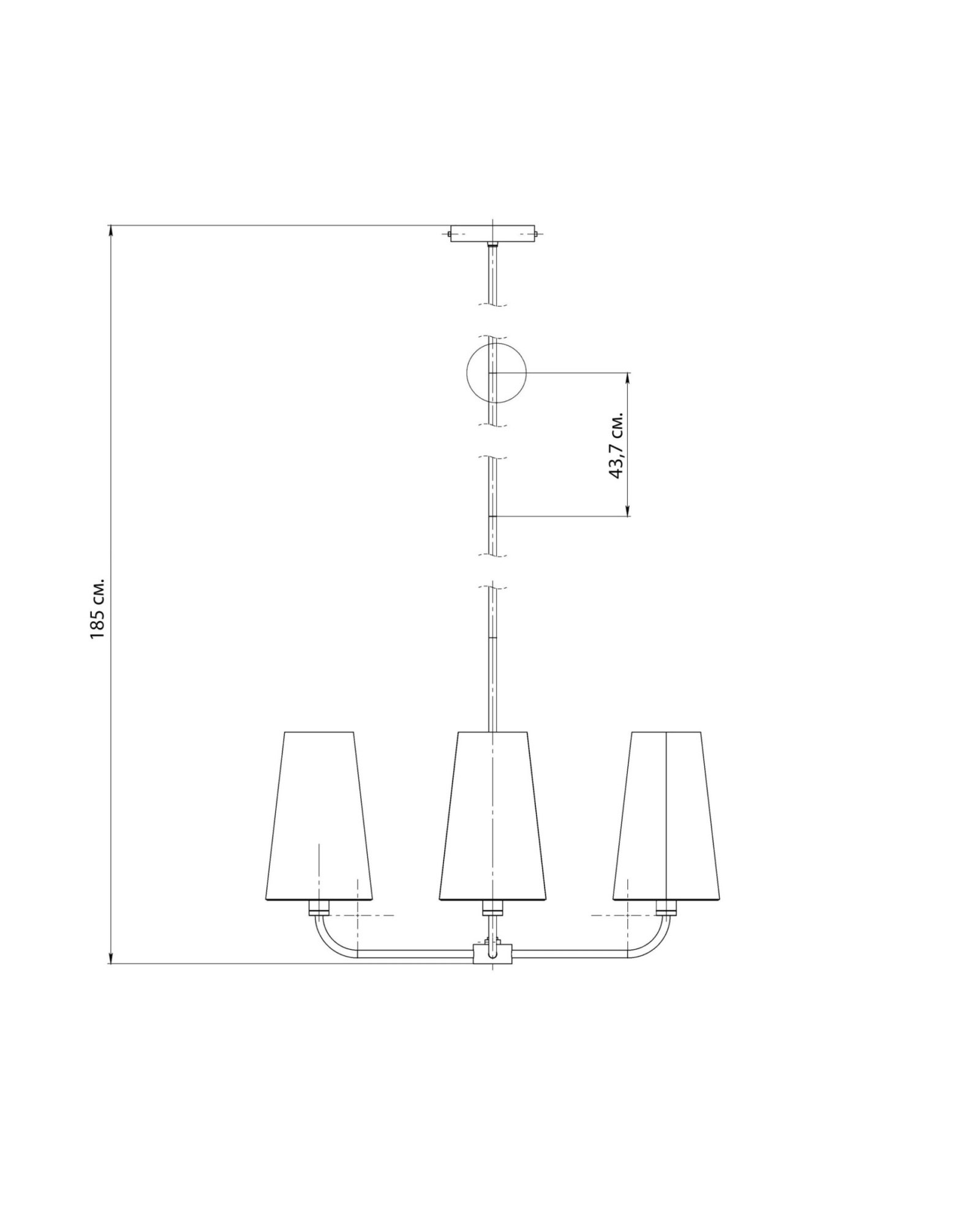 Золотая люстра Ансель с зелёными абажурами Louvre Home LHLCH950124XNP