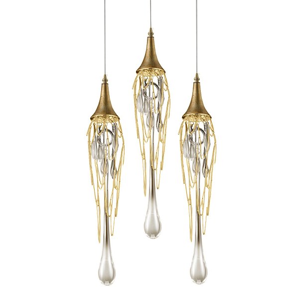 Подвесной светильник Delight Collection Goddess Tears 3R gold