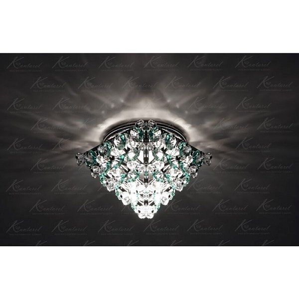 Встраиваемый светильник Kantarel Cairo CD 016.3.3 ant green(8502)