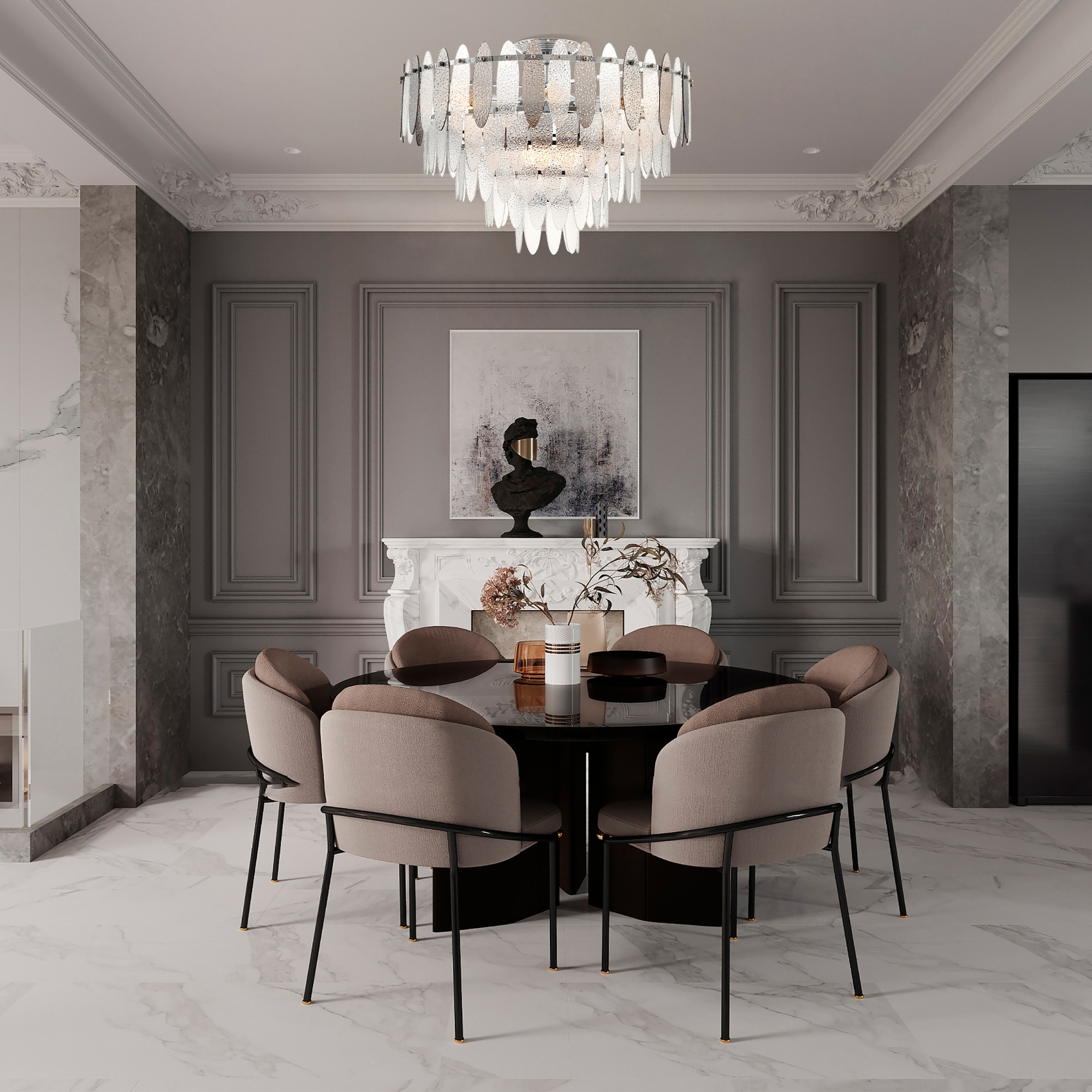 Люстра 371309/9/40/580 CR Arte Milano