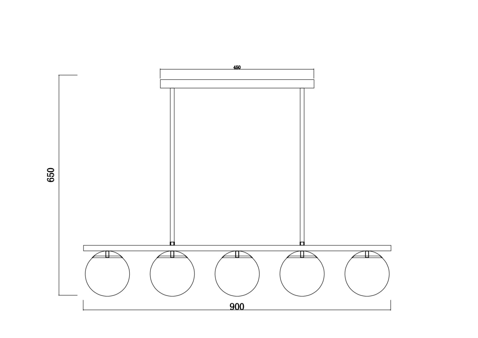 Подвесной светильник Freya FR5199PL-05B