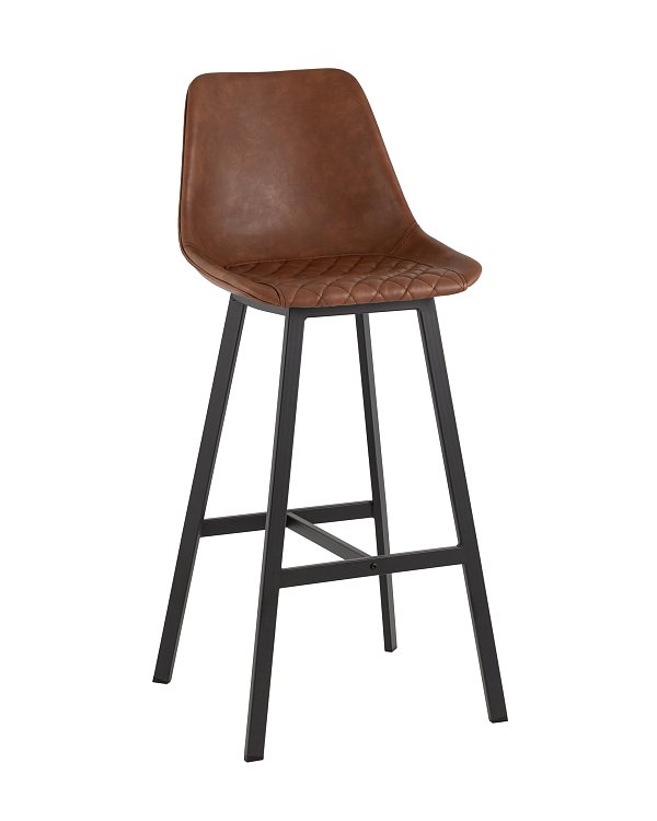 Стул барный TEXAS экокожа коричневый Stool Group