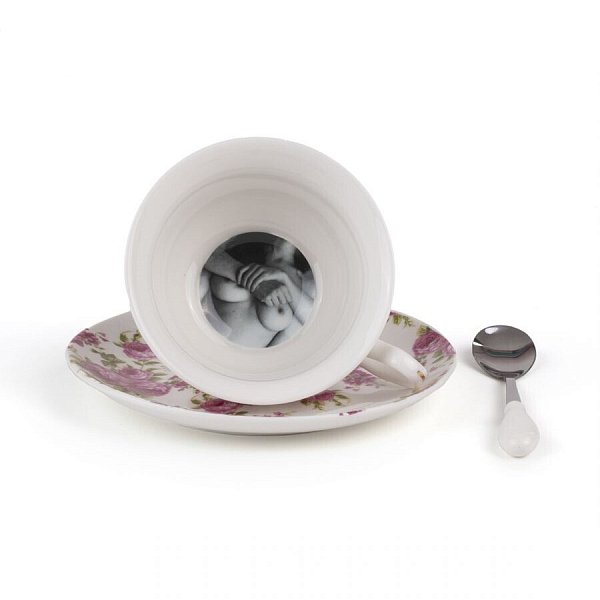 Чайная пара Seletti Lady Tarin Rose Fortuna 09976