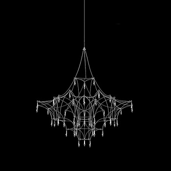 Подвесная люстра MARQUISE D55 Chrome by ImperiumLoft