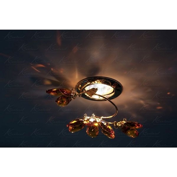 Встраиваемый светильник Kantarel Flourish CD 024.2.2/7 topaz