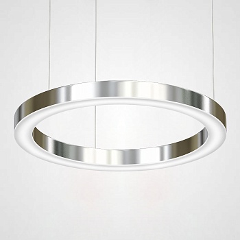 Люстра Light Ring Horizontal D60 Хром by ImperiumLoft