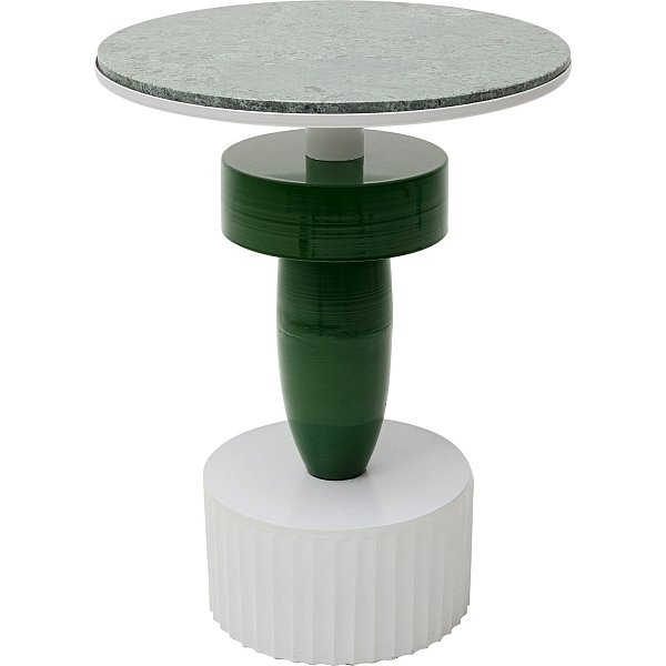 Приставной стол Memphis Green Ø40cm KARE 70380
