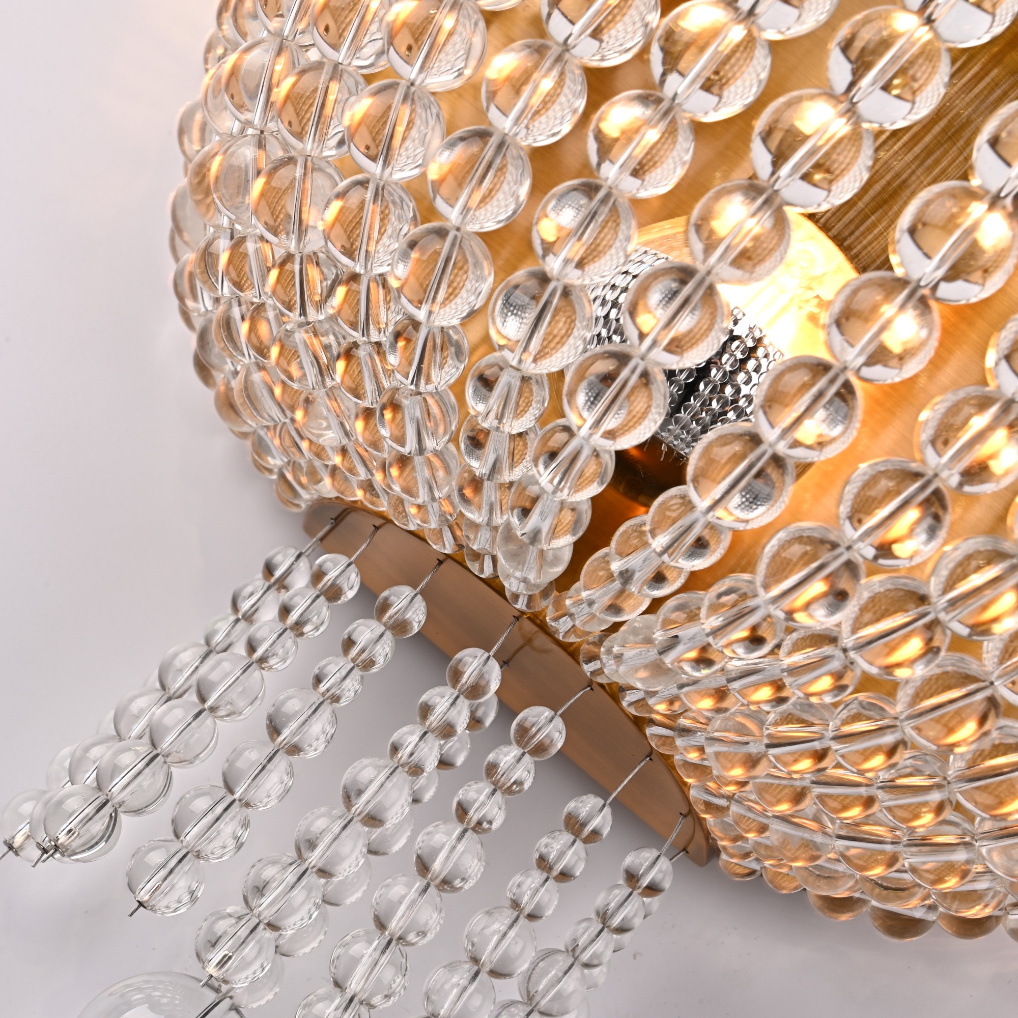 Бра Jacqueline White Sconce Brass By Imperiumloft