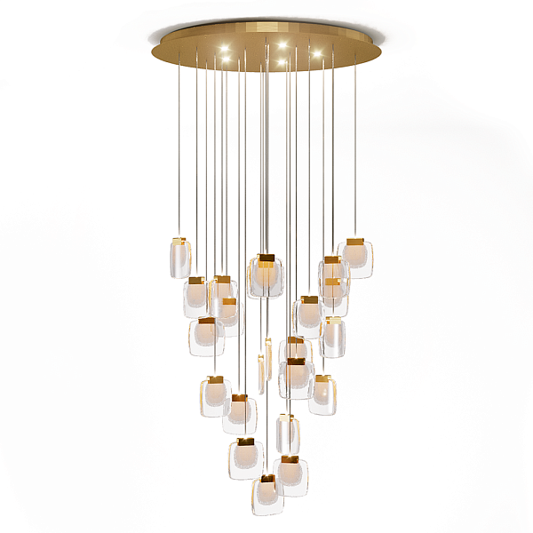 Подвесной светильник Paolo Castelli Golden Cloud Round ILL.GOLD.230