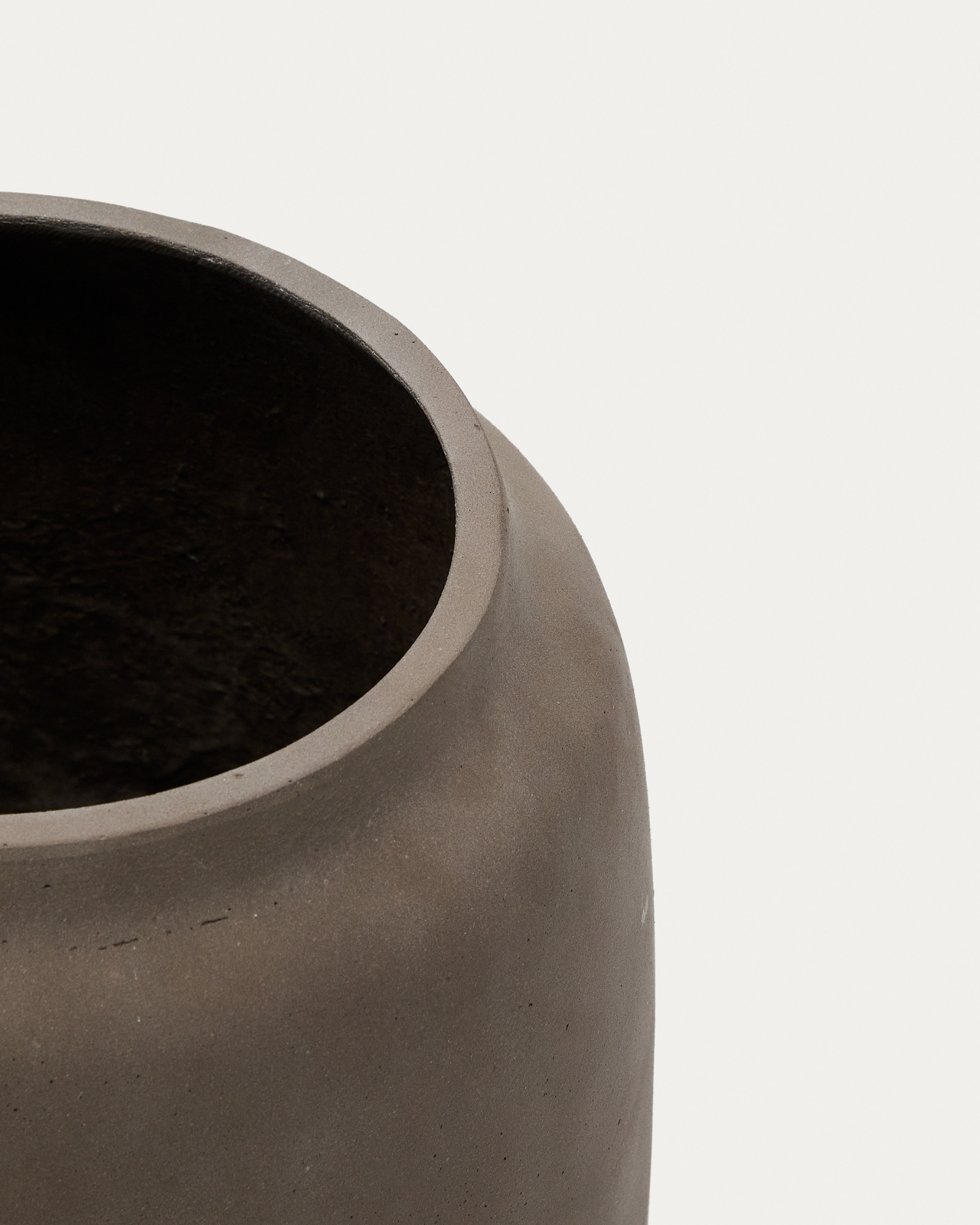 Кашпо Lira цемент терракотового цвета Lira Ø40 см La Forma 261919