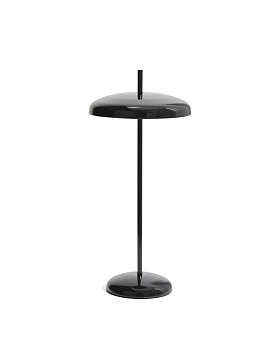 Переносная настольная лампа Porte из черного алюминия La Forma (ex Julia Grup)