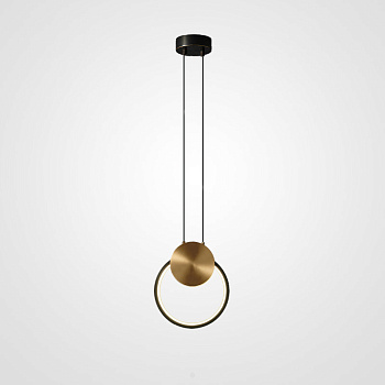 Подвесной светильник WOLKE D20 Black by ImperiumLoft