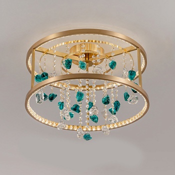 Потолочная люстра PANDORA D50 Turquoise by ImperiumLoft