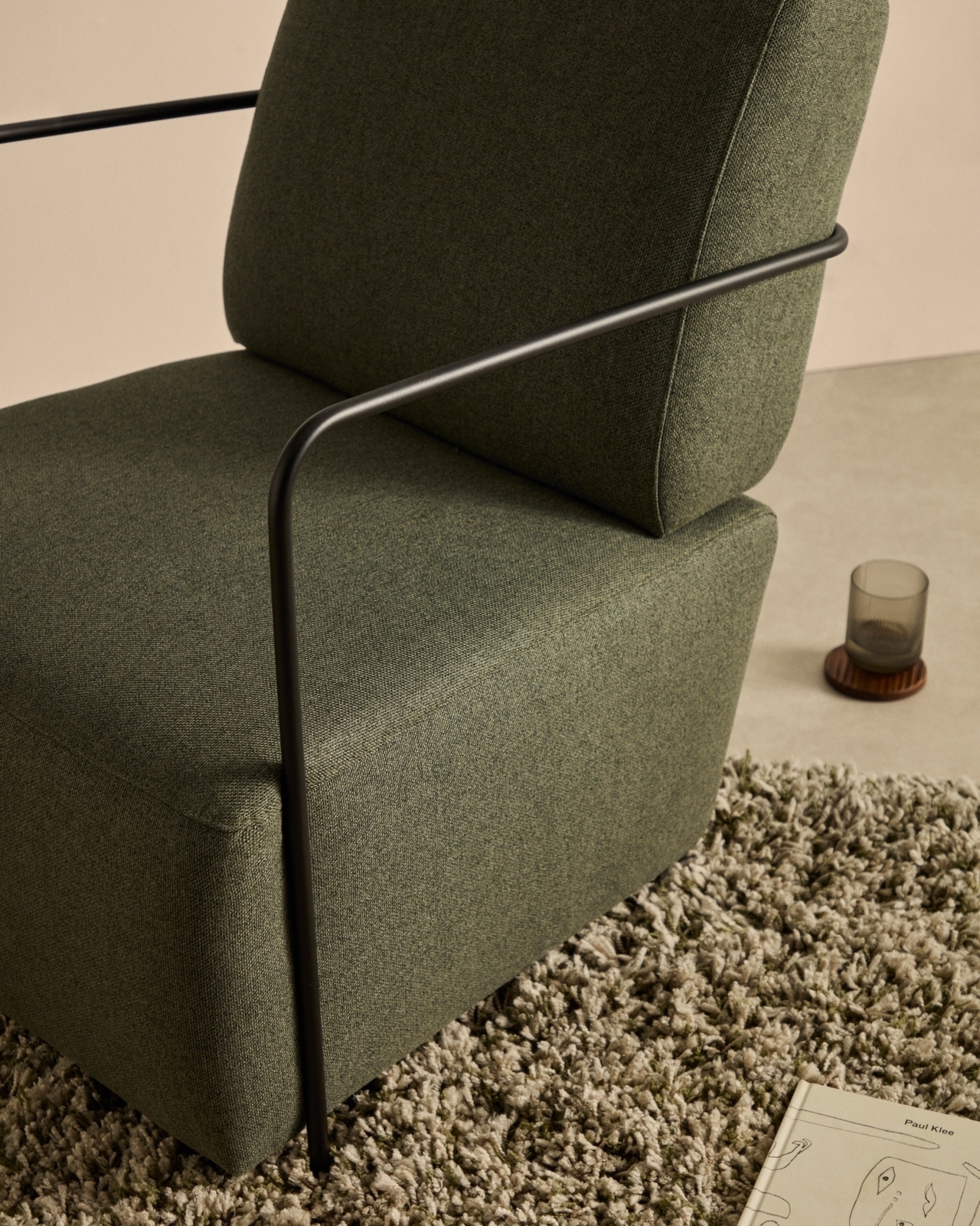 Кресло Gamer зеленого цвета с черным металлом La Forma (ex Julia Grup)