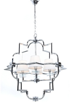 Подвесная люстра Lumina Deco LDP 8020-4 CHR+WT