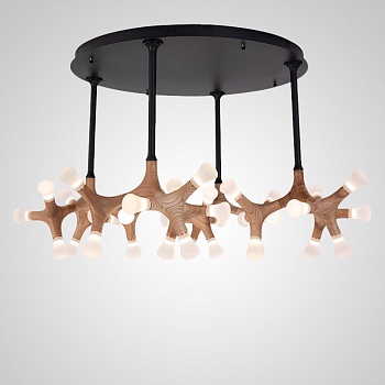 Потолочная люстра SANTANA CH D130 Light brown by ImperiumLoft