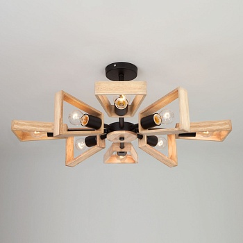 Люстра на штанге Eurosvet 70056/8 черный