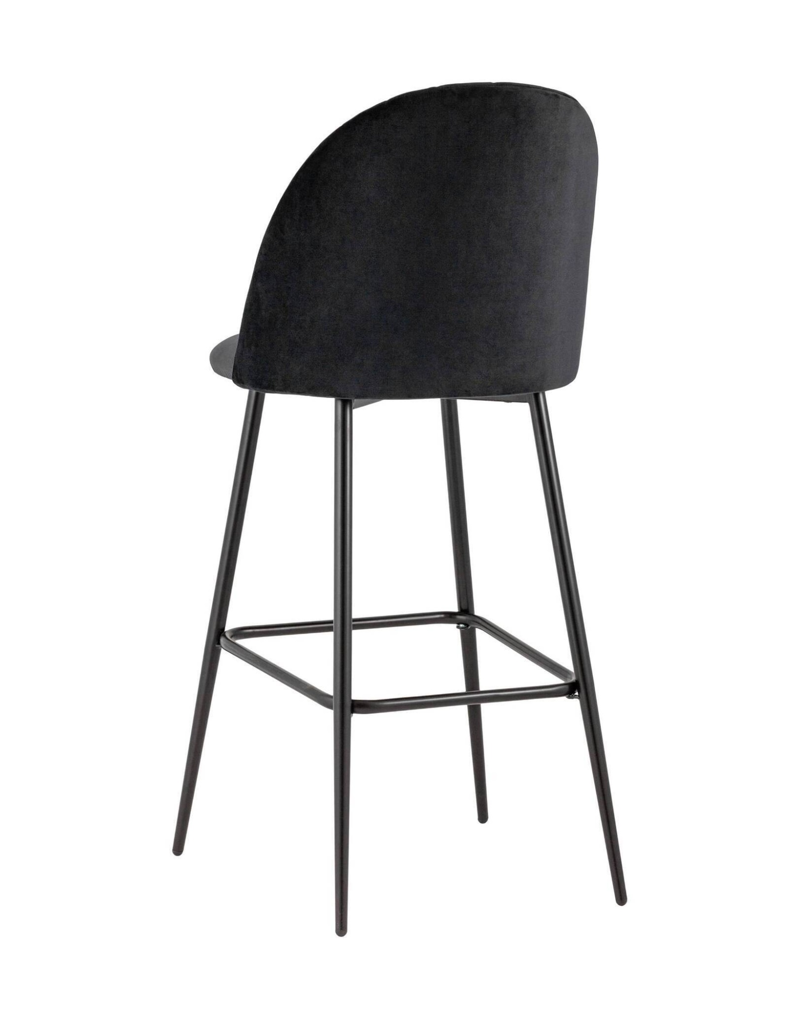 Стул барный Марсель велюр черный Stool Group