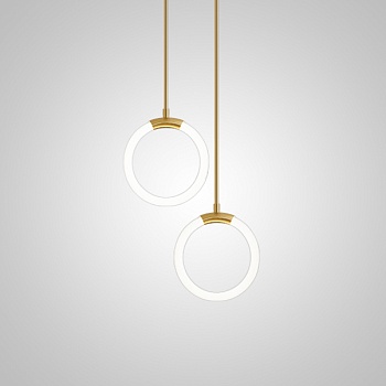 Подвесной светильник NILS DUO D20 Brass by ImperiumLoft