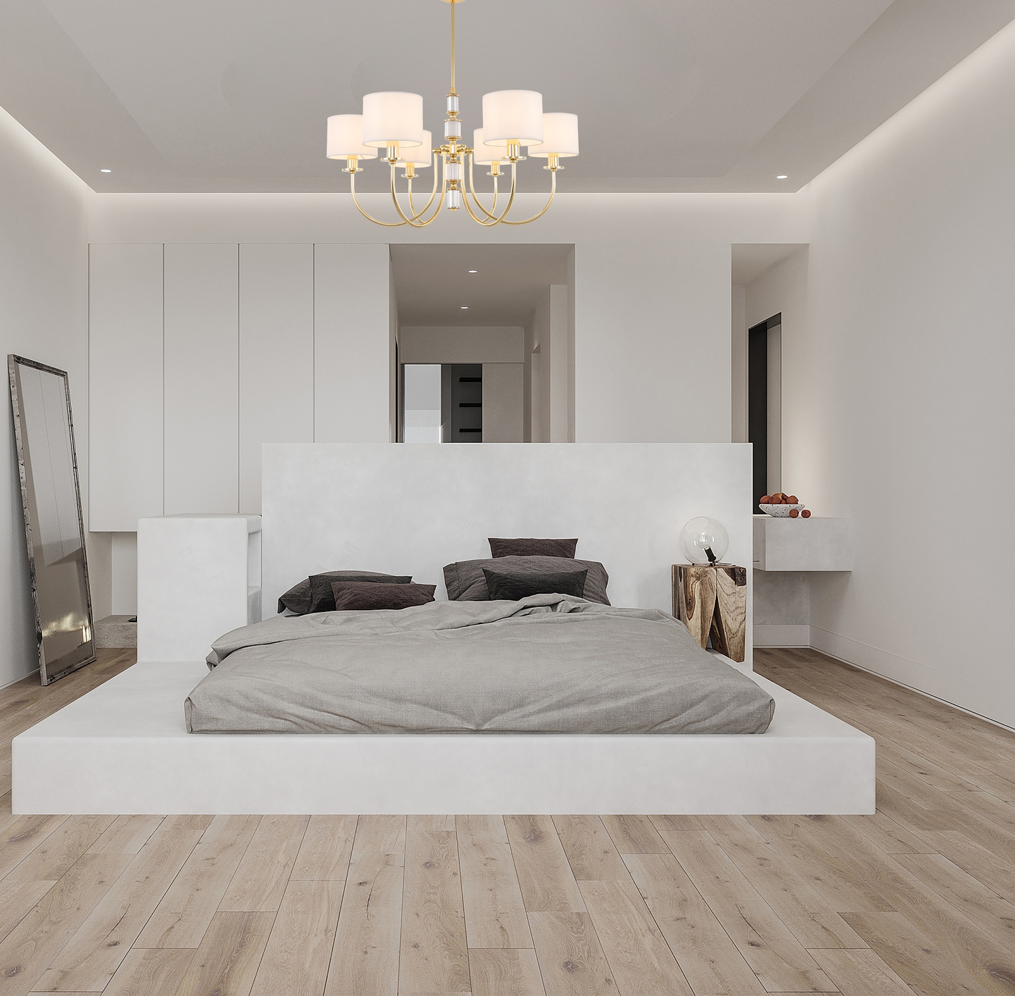 Люстра с плафонами 348401/6 NGD Arte Milano