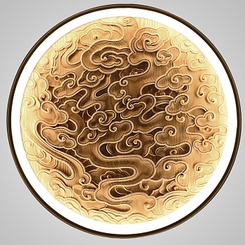 Настенный светодиодный светильник RODA WALL D80 Light Brown by ImperiumLoft