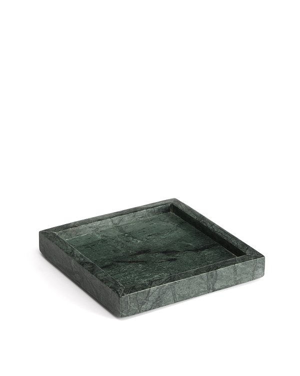 Поднос Serela из зеленого мрамора 18 x 18 см La Forma 437030