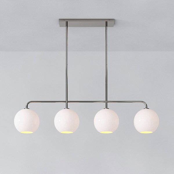 Реечный, рядный светильник CLOVE Chrome White by ImperiumLoft