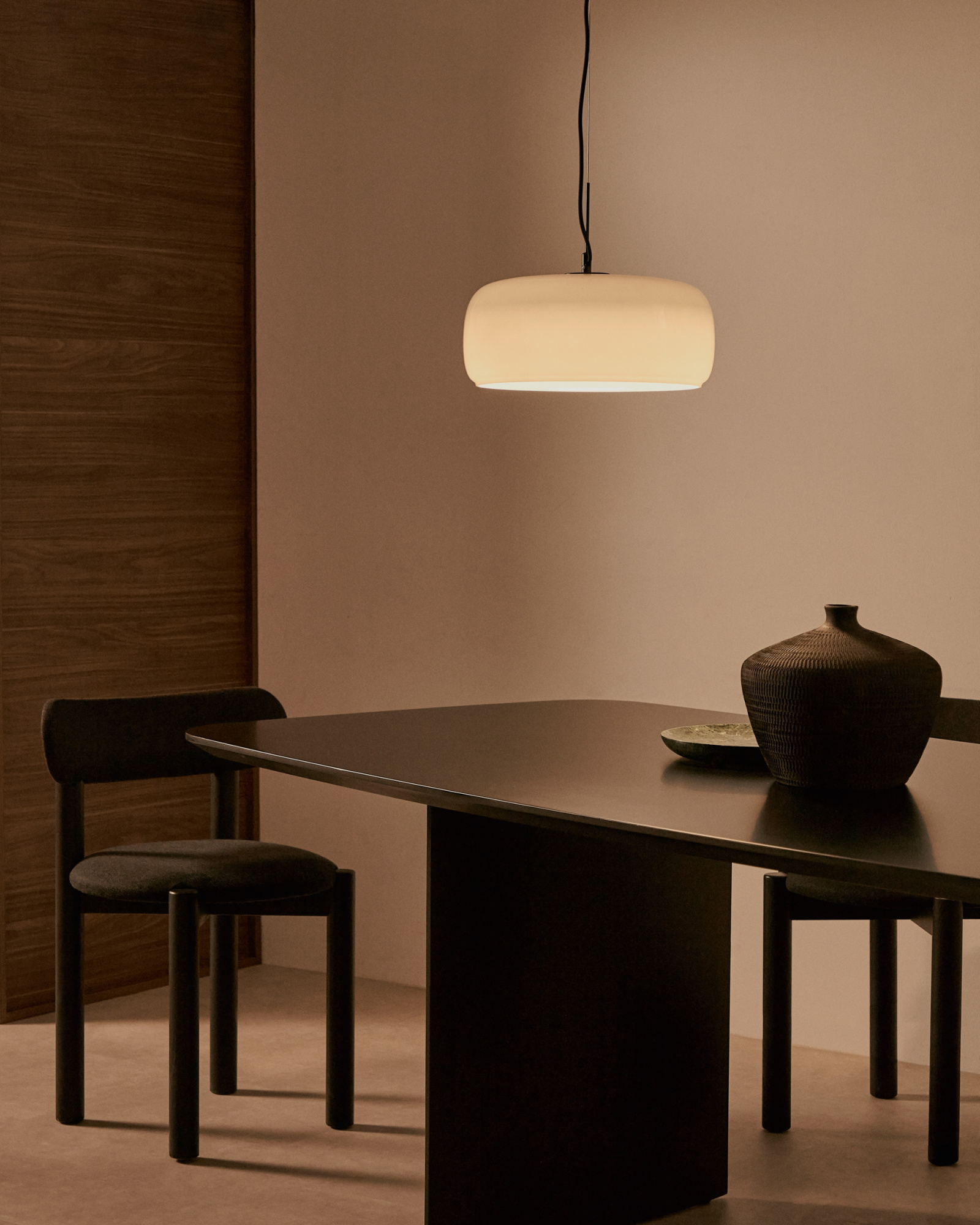 Reig Стеклянный подвесной светильник светло-серый Ø 38 см La Forma (ex Julia Grup)