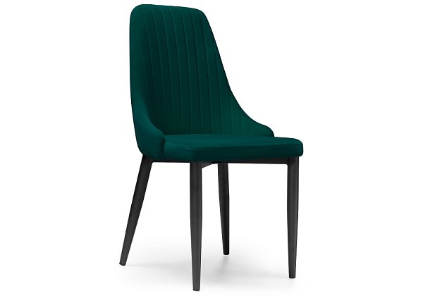 Стул Woodville Kora green / black 15096