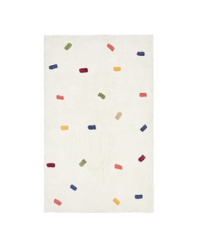 Ковер Epifania белый хлопок с разноцветными точками 90 x 150 см La Forma (ex Julia Grup)