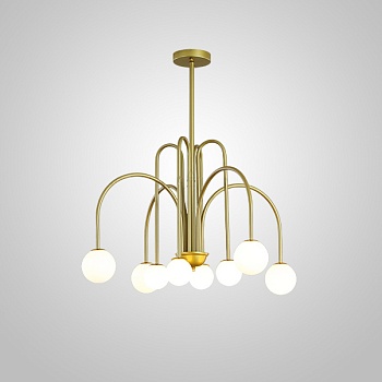 Потолочная люстра DAY L8 D75 Gold by ImperiumLoft