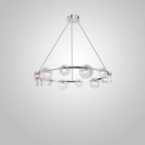 Подвесная люстра RUTGER R D100 Chrome by ImperiumLoft