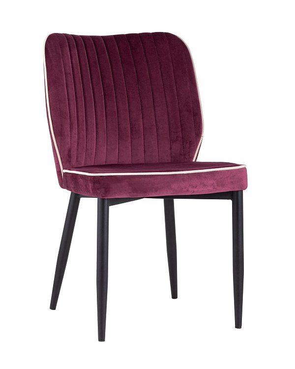 Стул Лоренс велюр бордовый Stool Group