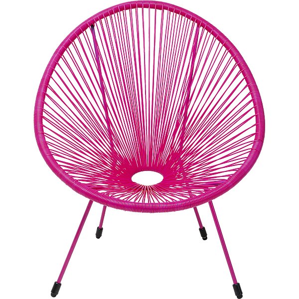 Кресло Acapulco Mono Pink KARE 87963