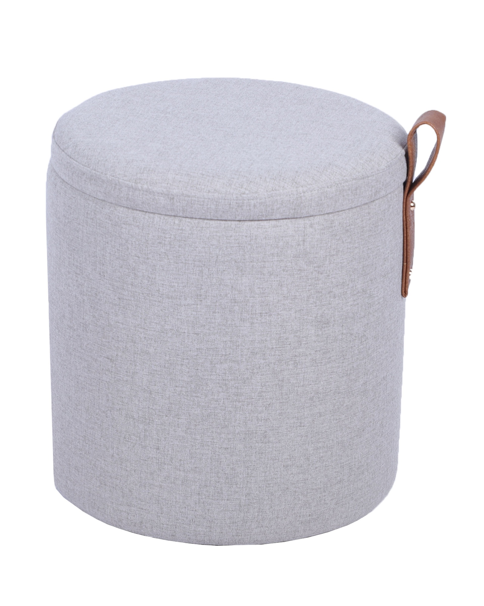 Пуф с ящиком Эркки рогожка XS серый Stool Group