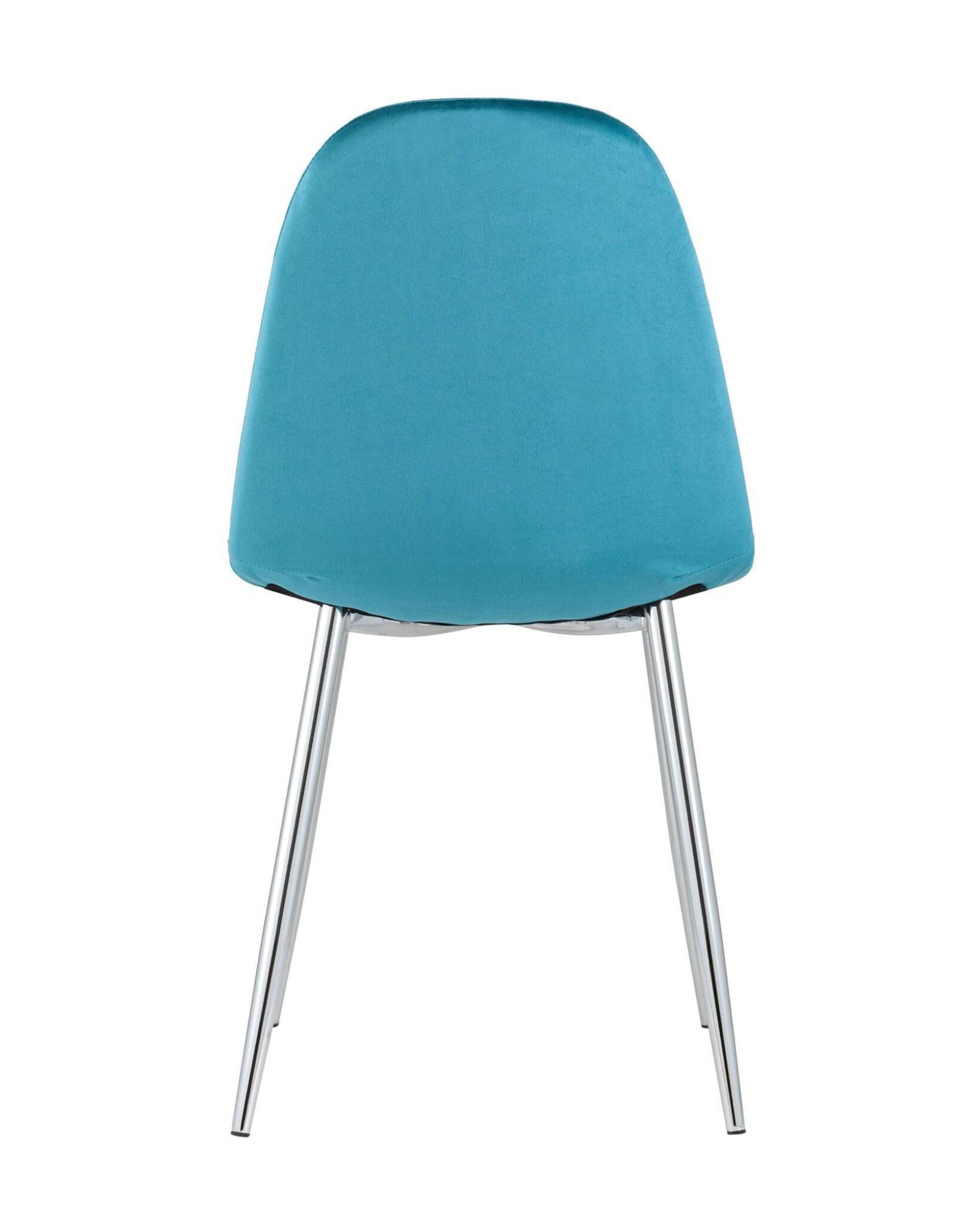 Стул Валенсия велюр темно-бирюзовый хромированные ножки Stool Group