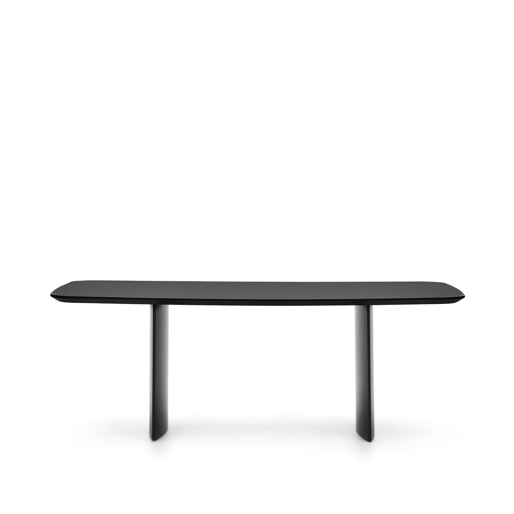 Стол из лакированного МДФ Litto черный, 200 x 100 La Forma (ex Julia Grup)