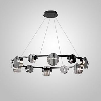 Подвесная люстра RUTGER R D100 Black by ImperiumLoft