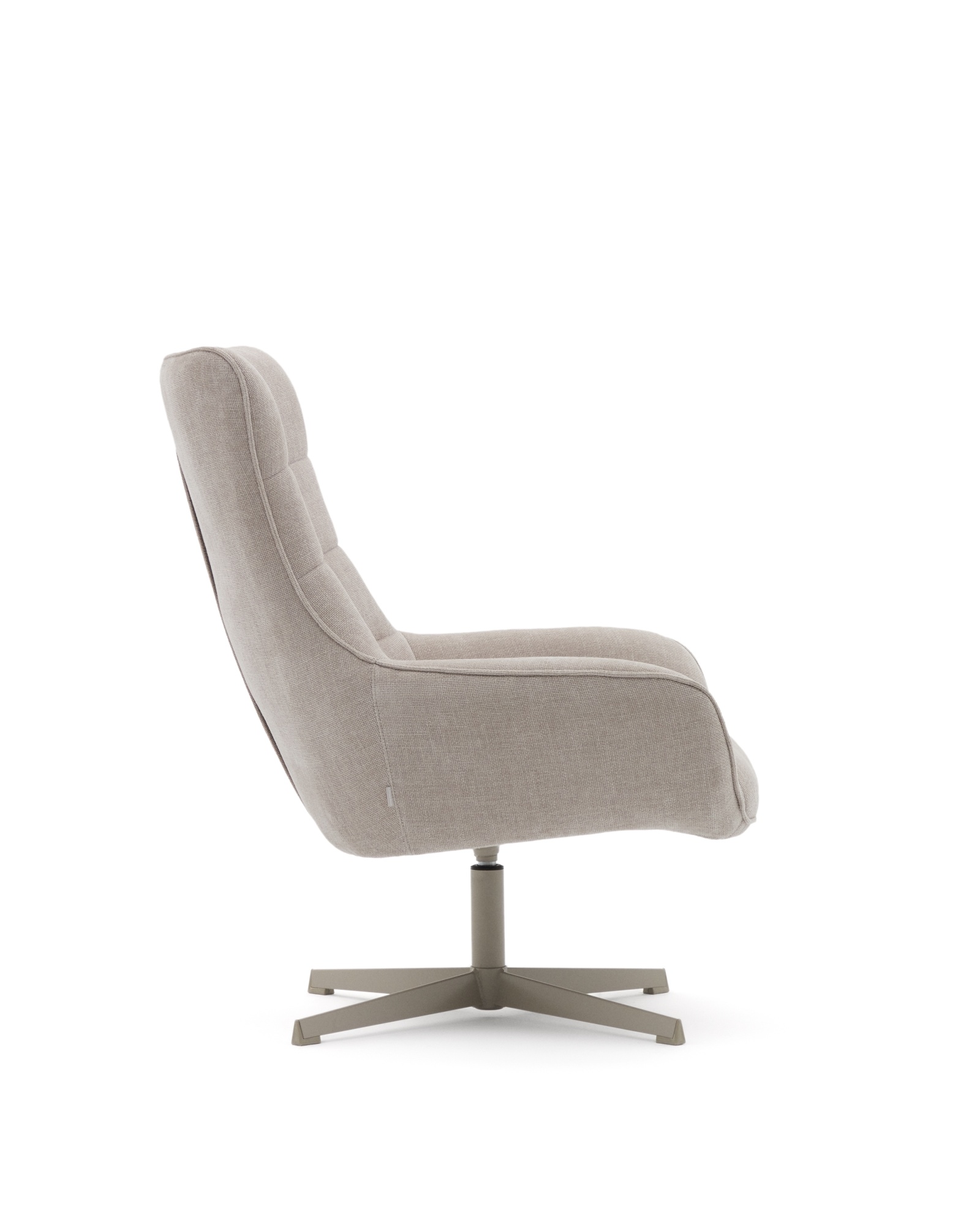 Teryl Кресло из шенилла бежевого цвета с серым металлом La Forma (ex Julia Grup) Teryl Кресло из шенилла бежевого цвета с серым металлом La Forma (ex Julia Grup)