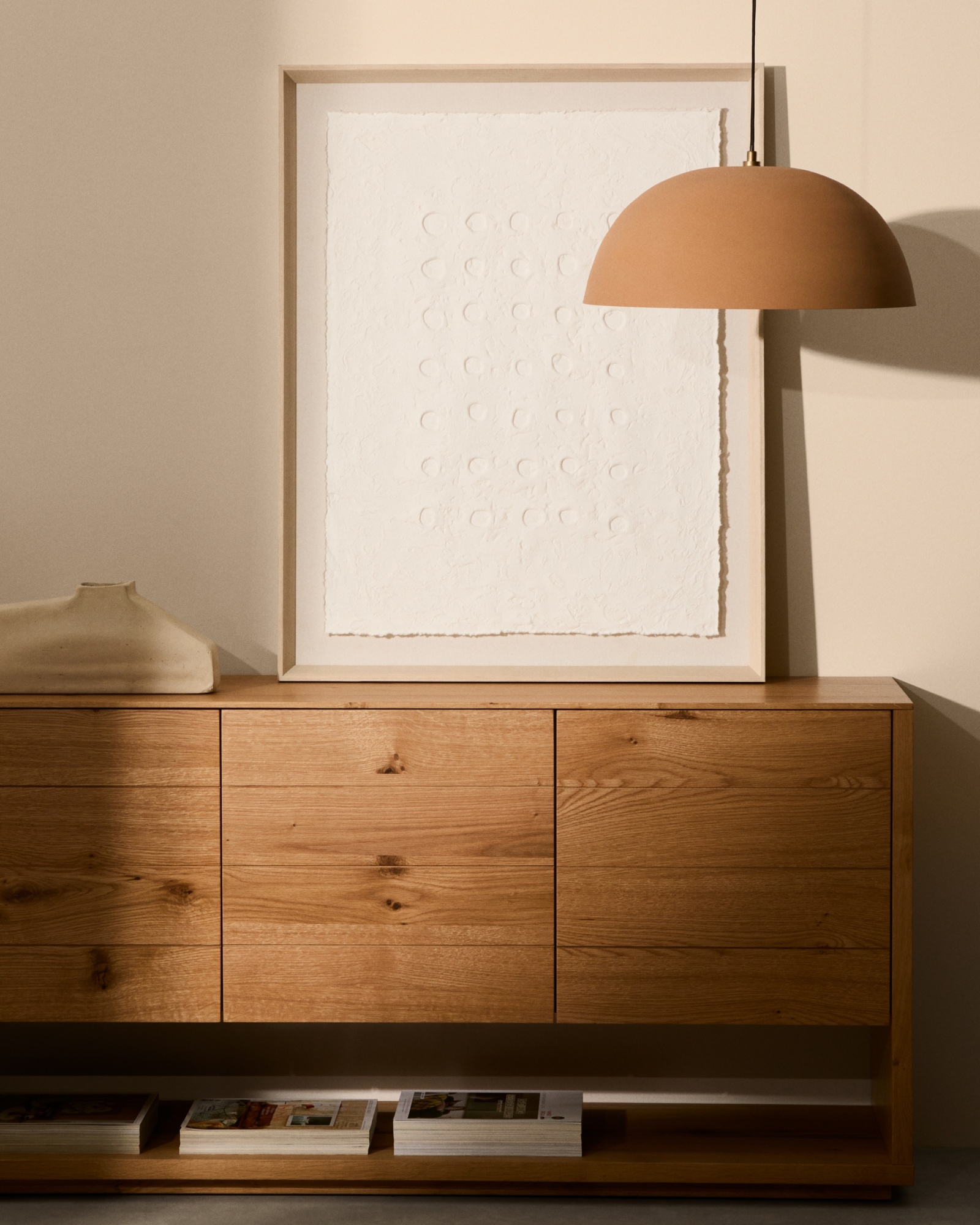 Olvin Абстрактная картина на белой бумаге с рельефным рисунком 73,6 x 93,6 см La Forma (ex Julia Grup)